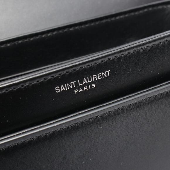 Saint Laurent Paris Solferino Satchel Shoulder Bag Black Leather - Picture 4 of 4